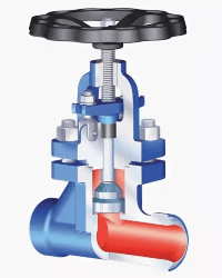 Запорный клапан 12.005 ARI-STOBU  PN16, литая сталь 1.0619+N, под приварку (PN 16, DN 300)