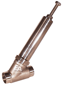 Перепускной клапан, DN32, Рср:1-5bar нерж. сталь/FKM,  НЗ