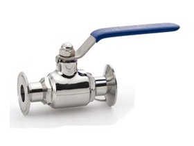 Кран шаровый (304/316L) clamp/clamp 1.5"(DN40) AISI304 