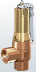 Предохранительный клапан 642-mGFO-EPDM р/р СС499К(красная латунь) Тмакс=+200oC PN16 Руст=0,5-16бар (DN40, 40x40, 642-mGFL-40-f/f-40/40-PTFE/EPDM 0,5-1