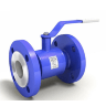 Кран шаровой равнопроходной LD КШЦФ PN40, Сталь 20 / Нерж. сталь 1.4021 / PTFE, фланец/фланец