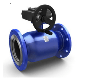Кран шаровой п/проходн. LD КШЦФР.16.02 ПП PN16, Ст20/Нерж. сталь 1.4308/PTFE, фланец/фланец, редуктор (DN80 PN16 КШ.Ц.Ф.Р.080.016.02 полн.)