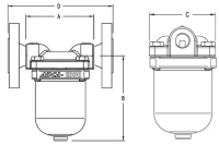 Конденсатоотводчик с перевернутым стаканом IB30S PN40 корпус угл.сталь, крышка нерж.сталь (15 IB30S ф/ф P250GH dP= 12)