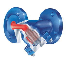 Сетчатый фильтр 35.050 ARI-Strainer , сетка:м.0,25мм, PN40, сталь 1.0619+N (GS-C25N) Тмакс=+450оС фланцевый (PN40, DN 50)