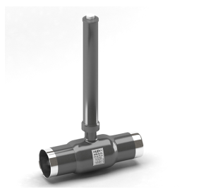 Кран шаровой с/п.  LD КШ.Ц.П.25.02 СП Н= PN25, Ст20/Нерж. ст1.4308/PTFE, сварка/сварка, удл.шт (DN65 PN25 КШ.Ц.П.065.025.02 Н=1900мм)