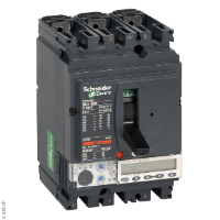 Выключатель автоматический 160А 25кА NSX160B MICROLOGIC5.2 3P3D электронный расцепитель (LV430870)