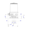 Управляющая головка для децентрализованной автоматизации прямоточных клапанов ELEMENT (238726)
