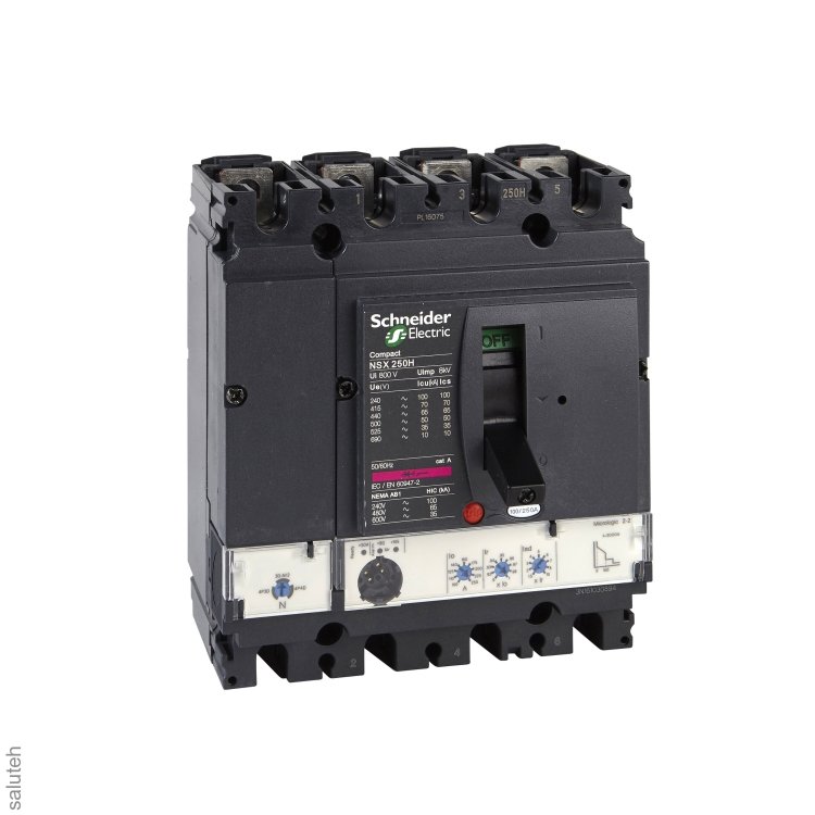 Выключатель автоматический 4П4T MICR. 2.2160A NSX160H (LV430800)